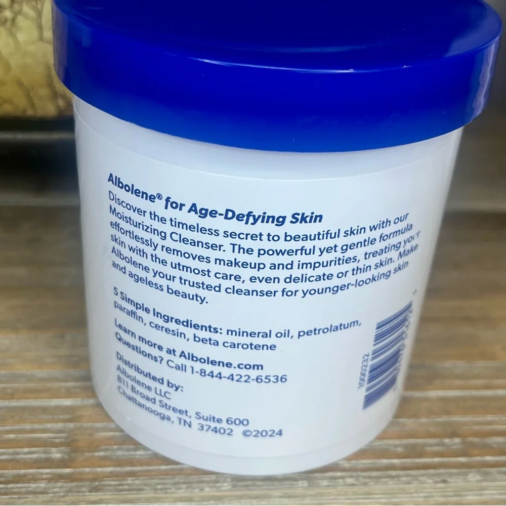 NEW Albolene Moisturizing Cleanser & Makeup Remover Balm Fragrance Free 12 oz